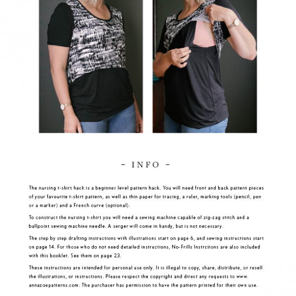 Nursing T-shirt Hack